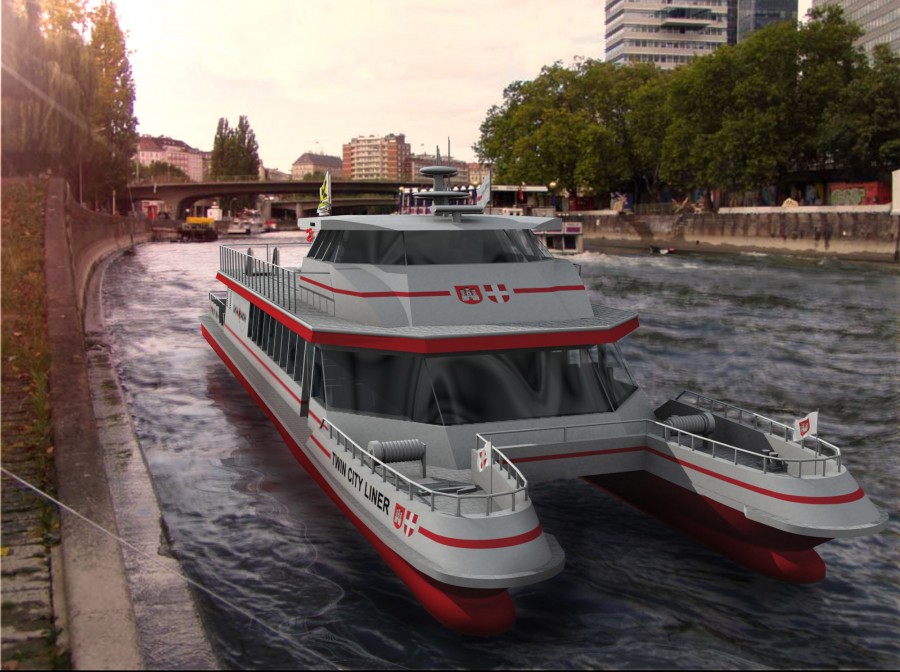 33 m River Catamaran - TWIN CITY LINER 